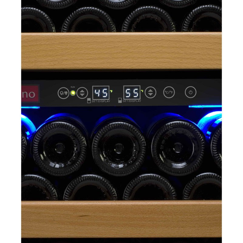 Allavino YHWR99-2BR20 99-Bottle Dual Zone Wine Refrigerator