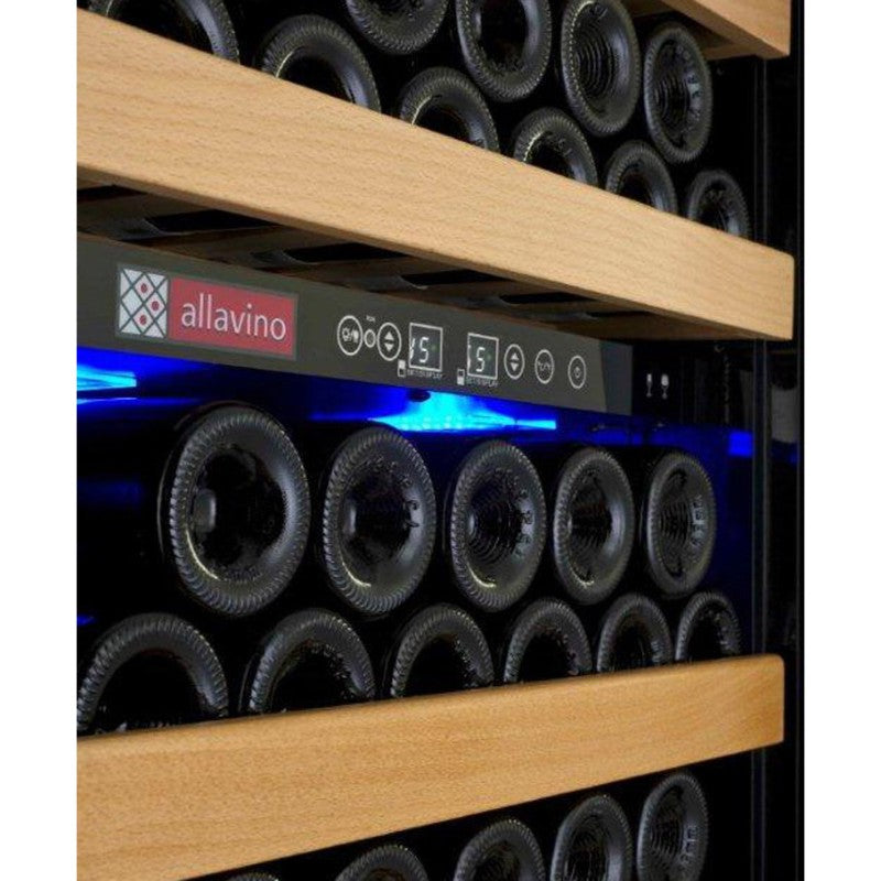 Allavino YHWR99-2BR20 99-Bottle Dual Zone Wine Refrigerator