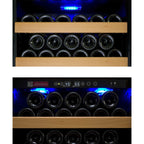Allavino YHWR99-2BR20 99-Bottle Dual Zone Wine Refrigerator