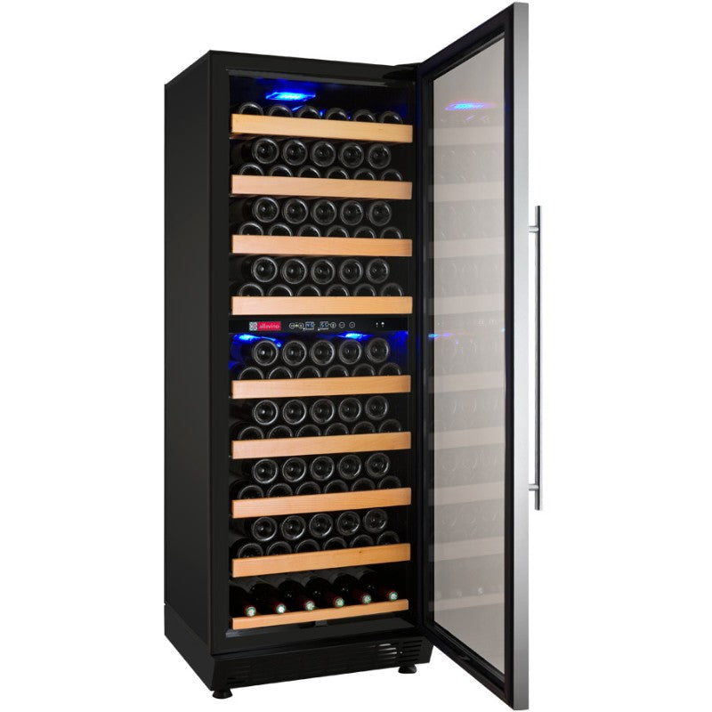 Allavino 24" Wine Refrigerator 99-Bottle Dual Zone Tru-Vino YHWR99-2SR20