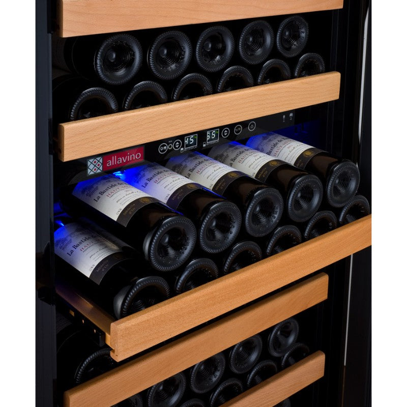 Allavino 24" Wine Refrigerator 99-Bottle Dual Zone Tru-Vino YHWR99-2SR20