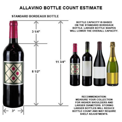Allavino 24" Wine Refrigerator 99-Bottle Dual Zone Tru-Vino YHWR99-2SR20