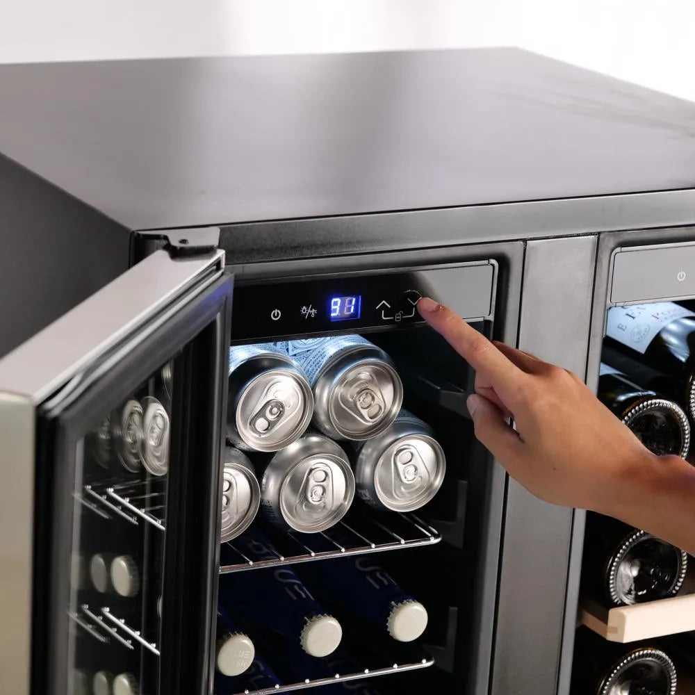 Empava EMPV-BR07D 24" Dual Zone Wine & Beverage Cooler