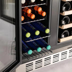 Empava EMPV-BR07D 24" Dual Zone Wine & Beverage Cooler
